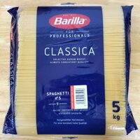 [TÚI LỚN 5 Kg / SỐ 5] MÌ SỢI HÌNH ỐNG CÁC CỠ [ITALIA] BARILLA No 5 Spaghetti Pasta