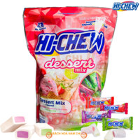[TÚI LỚN] Kẹo Mềm Trái Cây HI-CHEW DESSERT MIX 780G - Hàng Mỹ