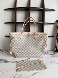 Túi Louis Vuitton LV Never Full Họa Tiết Monogram Rep 1:1 Màu Trắng 32x29x17cm