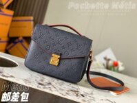 Túi Louis Vuitton LV Pochette Metis Replica 11 Họa Tiết Mono Dập Chìm 25x19x7cm