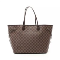 Túi Louis Vuitton Neverfull GM Damier ebene Shoulder bag tote bag PVC leather Brown 60509ACCB79512GS