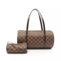 Túi Louis Vuitton Papillon 30 Damier ebene Handbag PVC leather Brown 6173BACC2E6AD6GS