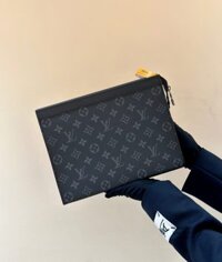 Túi Louis Vuitton Pochette Voyage MM Monogram Eclipse Graphite 26cm