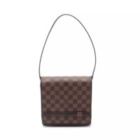 Túi Louis Vuitton Pre-loved Tribeca Mini Damier Ebene Shoulder Bag Pvc Leather Brown F6416AC16B7DCFGS