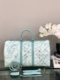 Túi Louis Vuitton Trống Du Lịch Siêu Cấp Màu Xanh 50cm