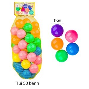 Túi lưới 50 banh màu lớn HT9090
