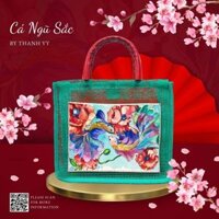 Túi lưới Cá Ngũ Sắc - MCAS - Tranh vẽ của Thanh Vy (Tất cả các SP của MCAS đều sử dụng tranh của các bạn "Đặc Biệt")