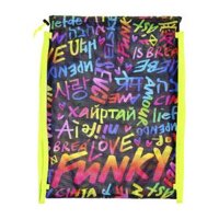 TÚI LƯỚI ĐỰNG ĐỒ BƠI FUNKY MESH GEAR BAG LOVE FUNKY-65CMX48.5CM-HỌA TIẾT