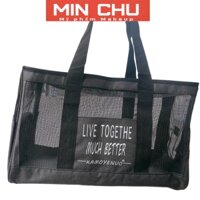 Túi lưới Live Togethe để đồ make up, đồ làm tóc