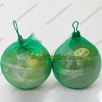 Túi lưới nhựa đựng hoa quả màu xanh