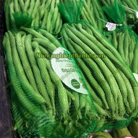 Túi lưới nhựa đựng nông sản màu xanh