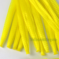 Túi lưới nhựa màu vàng dài 25cm /1KG