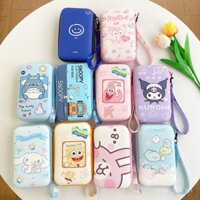 Túi lưu trữ kỹ thuật số cho điện thoại, sạc dự phòng, ổ cứng, camera CCD, tai nghe, cáp dữ liệu, hộp lưu trữ hoạt hình, dây buộc, túi lưu trữ USB flash, túi chống sốc, hộp đựng chìa khóa tiền xu di động