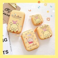 Túi lưu trữ ổ cứng di động dễ thương Hàn Quốc và Nhật Bản, cáp dữ liệu, bộ sạc, tai nghe, ví tiền xu, hộp đựng điện thoại hoạt hình chống sốc