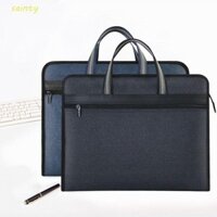Túi lưu trữ tài liệu SAINTY, có tay cầm Nhiều ngăn Túi đựng hồ sơ A4, Túi giấy kiểm tra Dung tích lớn Chống nước Túi lưu trữ doanh nghiệp đơn giản đi lại