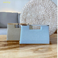 Túi ly hợp nữ SAINTY, Túi tiệc dạ hội bạc dung tích lớn, Túi xách thông thường Túi đựng điện thoại di động Lưu trữ trang điểm Túi vuông sáng bóng Đám cưới