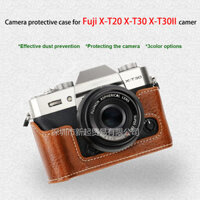 Túi Máy Ảnh Cho Fuji X-T30 II XT20 X-T30 X-T20 XT30 XT30II Bao Da Đế Nửa Túi Túi Máy Ảnh