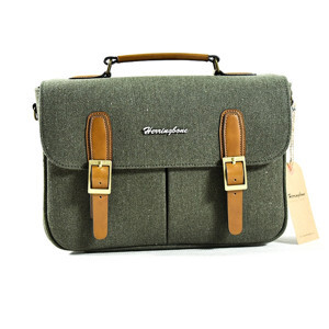 Túi máy ảnh Herringbone Canvas Satchel Medium