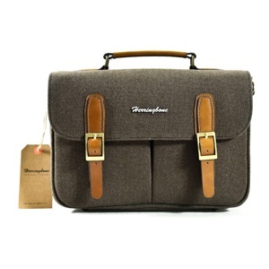 Túi máy ảnh Herringbone Canvas Satchel Medium
