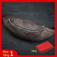 TÚI MỀ GÀ da thật cao cấp 🎁MUA 1 TẶNG 1 🎁Ví Nam Da Mill Hạt Có khóa, Ngăn Thẻ May Chéo Hàng Việt Nam Chất Lượng Cao