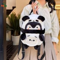 Túi Mềm Daypack Penguin Panda Ba Lô Cho Quà Tặng Sinh Nhật Nữ