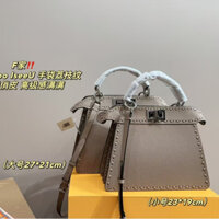 Túi mèo con Peekaboo ISEEU Đặt hàng chính hãng Túi xách nữ da bò có hộp quà tặng FD333333-165YP