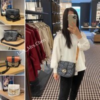 Túi Messenger COACH Saddle Bag, Hàng Chính Hãng Có Giấy Chứng Nhận Mua Hàng, Balo Đeo Bên, Có Thể Điều Chỉnh Độ Dài