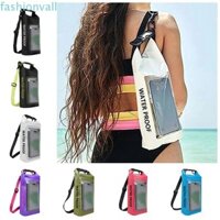 Túi Messenger FASHIONVALL 2L, Túi chống nước bơi bằng nhựa PVC ngoài trời, Chất liệu lưới Túi điện thoại di động đi biển thể thao