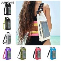 Túi Messenger JURHOMIE 2L, Túi chống nước bơi bằng nhựa PVC thể thao, Túi điện thoại di động đi biển 2 trong 1 ngoài trời