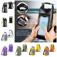 Túi Messenger XGZMGCG 2L, Túi chống nước bơi bằng nhựa PVC thể thao, Túi điện thoại di động 2 trong 1 đi biển ngoài trời
