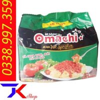 Túi Mì trộn khoai tây sốt spaghetti Omachi 5 gói 91g