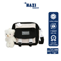 Túi mini đeo chéo nam nữ phối màu chữ Fashion thời trang Hàn Quốc, túi mini đeo vai vải cao cấp Unisex hot trend