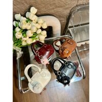 Túi Mini MinMIn Xách Tay Đeo Chéo Tặng Gấu cute Dễ Thương