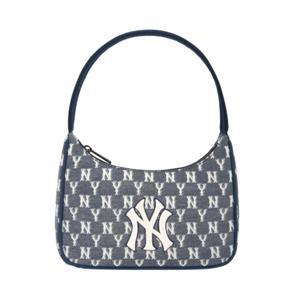 Túi đeo chéo LG0431 MLB Monogram Denim Cross Bag New York Yankees màu Beige   Junauthentic