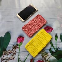 Túi móc len đựng điện thoại