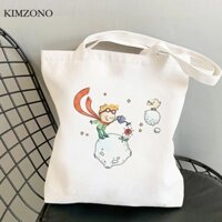 Túi Mua Sắm Bằng Vải Bông Tái Chế Hoàng Tử Bé Buso Spabas sacola sac Tulle