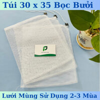 Túi mùng 30x35 bọc bưởi, bao bọc trái cây chống côn trùng, ruồi vàng