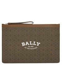Túi Nam Bally B-Monogram BOLLIS LARGE TML 801 Clutch 'Brown'