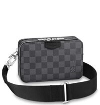 Túi Nam Louis Vuitton Alpha Wearable Wallet 'Silver'