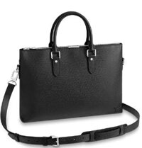 Túi Nam Louis Vuitton Anton Soft Briefcase Taiga 'Black'