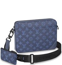 Túi Nam Louis Vuitton Duo Messenger 'Blue'
