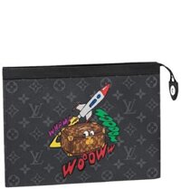 Túi Nam Louis Vuitton Nam Pochette Voyage MM 'Black'