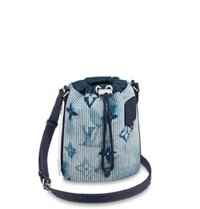 Túi Nam Louis Vuitton Sac Marin BB Hickory Stripes 'Denim'