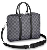 Túi Nam Louis Vuitton Porte-documents Voyage Pm Business 'Damier Graphite'