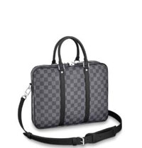 Túi Nam Louis Vuitton Porte-documents Voyage Pm Business 'Damier Graphite'