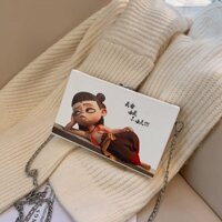 Túi Nezha Phiên bản cao cấp Influencer Commuter Túi Messenger bán chạy Thời trang Phong cách mới Nezha 's Demon Boy 's Descend20250303