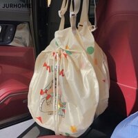 Túi ngồi ô tô JURHOMIE, Túi đựng mẹ ô tô đa chức năng dung tích lớn, Hộp đựng du lịch hoạt hình di động