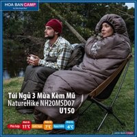 Túi Ngủ 3 Mùa Kèm Mũ NatureHike NH20MSD07 | U150 7-11°C