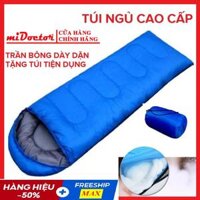 Túi ngủ cao cấp, chính hãng miDoctor cho văn phòng và dã ngoại du lịch - Xanh Dương CC