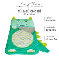 Túi ngủ, chăn gối hình thú cho bé LEE CORNER kích thước 135x75cm